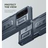 Dexnor 360 Kickstand Schutzhülle für Samsung Galaxy A27 - Camprotector mit Kameraabdeckung und Ständer - Blau