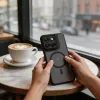 Tech-Protect MagMat Schutzhülle für Motorola Edge 70 Fusion / Fusion Plus 5G - MagSafe kompatibel - Schwarz Matt