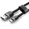 JP nylonowy kabel USB do USB-C, 1 metr, czarny