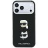 Karl Lagerfeld Saffiano with K&C Heads Pins and Logo ümbris iPhone 17 Pro / 18 Pro – must