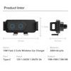 Supporto auto wireless dual 15W per telefoni pieghevoli, C37
