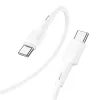 Hoco X83 USB-C – USB-C laidas, PD 3A 60W, 1 m, baltas