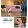 Dexnor 360 Kickstand Camprotector tok Samsung Galaxy A57, rózsaszín