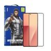 Samsung Galaxy Z Flip7 / Z Flip8 kaitseklaas – Blueo 2.5D Silk Full Cover HD karastatud klaas – must