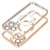 iPhone 17 Pro / 18 Pro dėklas – Electro Mag Cover MagSafe – auksinė