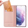 Dux Ducis Skin Pro, könyves tok, Samsung Galaxy S23 Ultra, rózsaszín