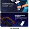 Weofly Airfit Smart Fitness Tracker ohne Display - Aktivitätstracker mit Herzfrequenzmessung und Schlafüberwachung - Schwarz