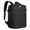 JP Rucksack B11 - Multifunktionaler Tagesrucksack 42×17×29 cm - Schwarz