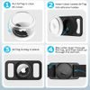 Techsuit BuddyGuard (DG1) Halsband Houder voor Apple AirTag - Zwart