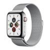 Magnetic Strap remienok pre Apple Watch 6 / 5 / 4 / 3 / 2 / SE (44mm / 42mm), strieborný