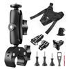 Set profesionalnih nosača za motocikl i nosač za bradu kacige za akcijske kamere
