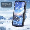 Samsung Galaxy A36 / A37 5G vandeniui atsparus dėklas – ShellBox IP68 – juoda