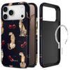 Tech-Protect Lamano MagSafe obal, iPhone 17 Pro / 18 Pro, midnight cherry