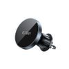 Tech-Protect MM15W-V5 Bezdrôtová MagSafe nabíjačka do auta s magnetickým držiakom na CD a vetranie 15W, čierna