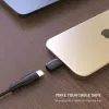 Alumínium adatblokkoló FIXED 2az1-ben, USB-C/C és USB-C/A, fekete