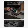 Lisen W121 3in1 Wireless Ladestation für iPhone, Apple Watch & AirPods - 45W, MagSafe 25W, Qi2.2 - Schwarz