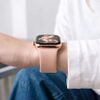 Tech-Protect Silicone rihm Apple Watch 8 / 9 / 10 / 11 / 12 / SE / Ultra (44 / 45 / 46 / 49 mm) – roosa