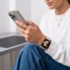 Apple Watch 8 / 9 / 10 / 11 / 12 / SE / Ultra (44 / 45 / 46 / 49 mm) apyrankė – Tech-Protect Silicone silikoninė apyrankė – smėlio