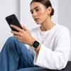 Tech-Protect Silicone Line řemínek, Apple Watch 8 / 9 / 10 / 11 / 12 / SE / Ultra (44 / 45 / 46 / 49 mm), béžový