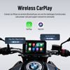 6" Motociklistički zaslon s bežičnim CarPlay i Android Auto, dvostrukom Full HD kamerom i brzootpusnim nosačem