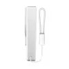Tech-Protect PB40 LifeMag MagSafe powerbank, 10 000 mAh, 25 W, Qi2.2, biały / srebrny