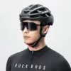 Rockbros HC-58BK-L Casco Ciclismo, 58–61 cm, nero-grigio