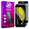 JP 3D üveg felhelyezési kerettel, iPhone SE 2020, fekete