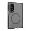 Samsung Galaxy Z Fold 8 vāciņš – Nillkin Super Frosted Shield Fold Magnetic – caurspīdīgs / melns