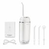 Draagbare Monddouche W8 met 4 Modi, 190 ml, IPX7, 1400 mAh, 4 Opzetstukken, Wit