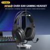 T-WOLF H160 Gaming Headset mit 3,5 mm Klinke - Stereo Kopfhörer mit Mikrofon und RGB Beleuchtung