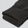 Zimske pletene rokavice za telefon, črne