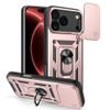 iPhone 17 Pro Max / 18 Pro Max vāciņš – Techsuit CamShield ar kameras aizsargu – rozā zelts