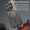 Motorola Moto G87 / G77 / G67 ümbris – Techsuit HaloFrost II MagSafe'iga – must