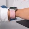 Tech-Protect Nylon Sport remienok, Apple Watch 8 / 9 / 10 / 11 / SE / Ultra (44 / 45 / 46 / 49 mm), ružový