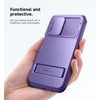 Suritch 360 Kickstand Camprotector etui za Samsung Galaxy A15, vijoličen