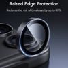 iPhone 18 Pro / 18 Pro Max kameras aizsargstikls – ESR Armorite komplekts 2 gab. – melns