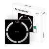 Wozinsky WIWL-30 Smarte Bluetooth Körperwaage mit 12 Körperanalyse-Funktionen und LED-Display - Schwarz