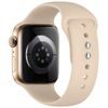 Tech-Protect Silicone Bandje voor Apple Watch 8 / 9 / 10 / 11 / 12 / SE / Ultra (40 / 41 / 42 mm) - Lichtbruin