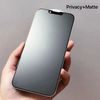 iPhone 18 Pro kaitseklaas – JP Matte Privacy karastatud klaas – must