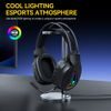 T-WOLF H160 Gaming Headset mit 3,5 mm Klinke - Stereo Kopfhörer mit Mikrofon und RGB Beleuchtung