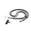 ERPOWER Snake Lanyard Datablocker kábel USB-C - USB-C, 240W 1,5m, čierny