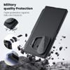 Samsung Galaxy Z Fold 7 aizsargvāciņš – Nillkin CamShield Prop ar izvelkamu kameras aizsargu un S Pen atbalstu – melns