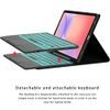 JP Magnetische Hülle mit Bluetooth-Tastatur, Touchpad, Beleuchtung und Stylus-Halter, S7 / S8 / S9 / S9 FE / S10 FE / S10 Lite / S11, schwarz