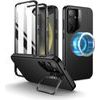 Suritch MagSafe 360 Ständer Hülle Samsung Galaxy S24 Plus, schwarz