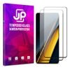 JP 2x 3D Glas, Xiaomi Poco X6 5G, schwarz
