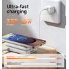 Suritch 3σε1 αναδιπλούμενος ασύρματος σταθμός φόρτισης για συσκευές Samsung, λευκός