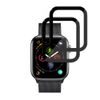 Techsuit Nano Flex, Apple Watch 4 / 5 / 6 / SE / SE 2 / SE 3 44mm, 2 komada, crna