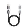 Mcdodo 4-in-1 Magnetisches Datenkabel Extreme Energy (CA-6560) - USB-C / USB-A auf USB-C / Lightning - 60 W - 1,2 m - Schwarz