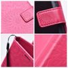 Mezzo Schutzhülle für Xiaomi Redmi Note 15 5G - Wallet Case mit geprägtem Design und Magnetverschluss - Muster 2 - Rosa