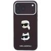 iPhone 17 Pro Max / 18 Pro Max ümbris – Karl Lagerfeld Saffiano K&C Heads Pins and Logo – burgundia
